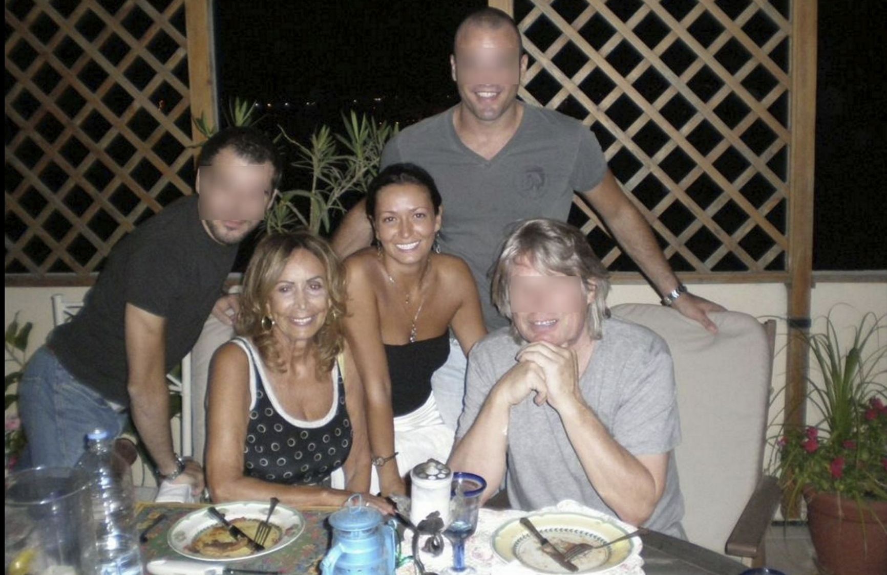 “Maria Adela” (center) with friends on the terrace of Marcelle D'Argie Smith's (second from left) apartment in Malta on Sept. 1, 2010 Photo courtesy of Marcelle D'Argie Smith