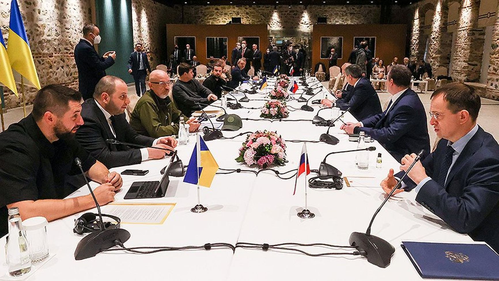 Negotiations of Russian and Ukrainian delegations in Istanbul, March 2022